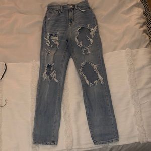 BDG Extreme Destroyed High Waist Boyfriend Jeans